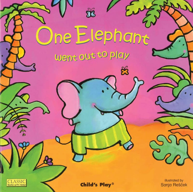 Delightful soft cover children's book with vibrant illustrations to enhance counting skills through interactive play.