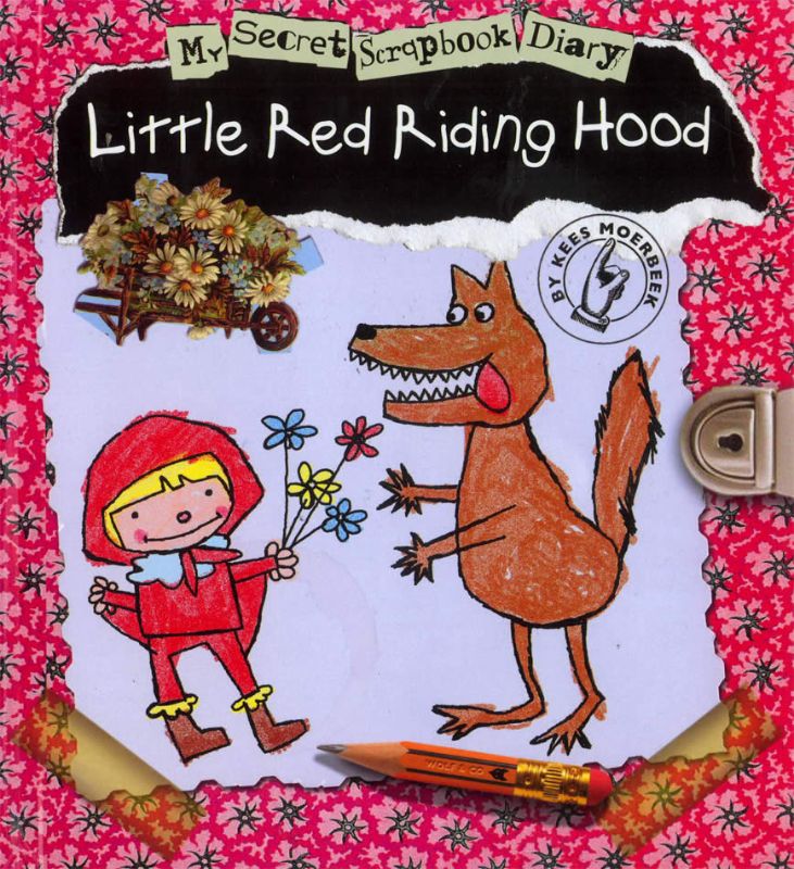 Little Red Riding Hood Secret Scrapbook Diary with pop-up illustrations, encouraging creativity and storytelling for children.