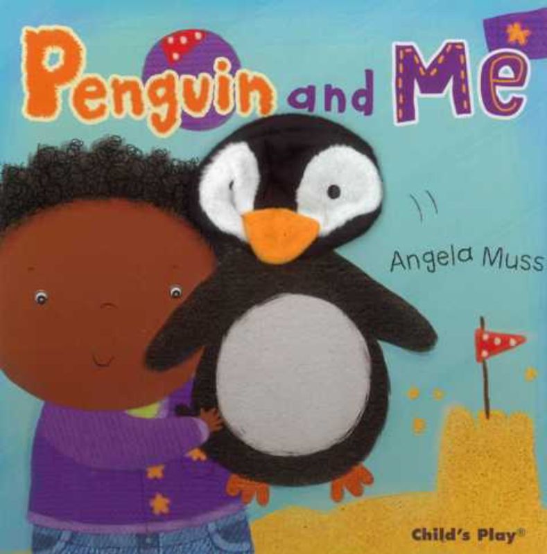Hardback children's book 'Penguin and Me' encourages playful learning and language skills with engaging illustrations.
