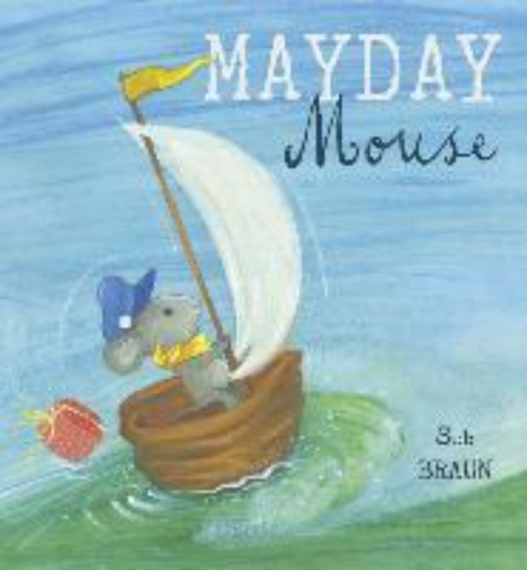 Illustrated children's book featuring Captain Mouse's adventurous journey through challenges on her birthday delivery.