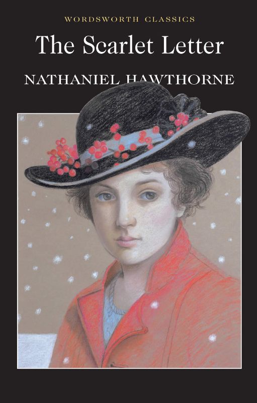 The Scarlet Letter by Nathaniel Hawthorne explores sin and redemption in Puritan New England, 224 pages of classic literature.