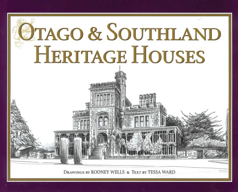 Stunning hardback showcasing 76 heritage houses in Otago and Southland with fine pen and ink drawings and insightful narratives.