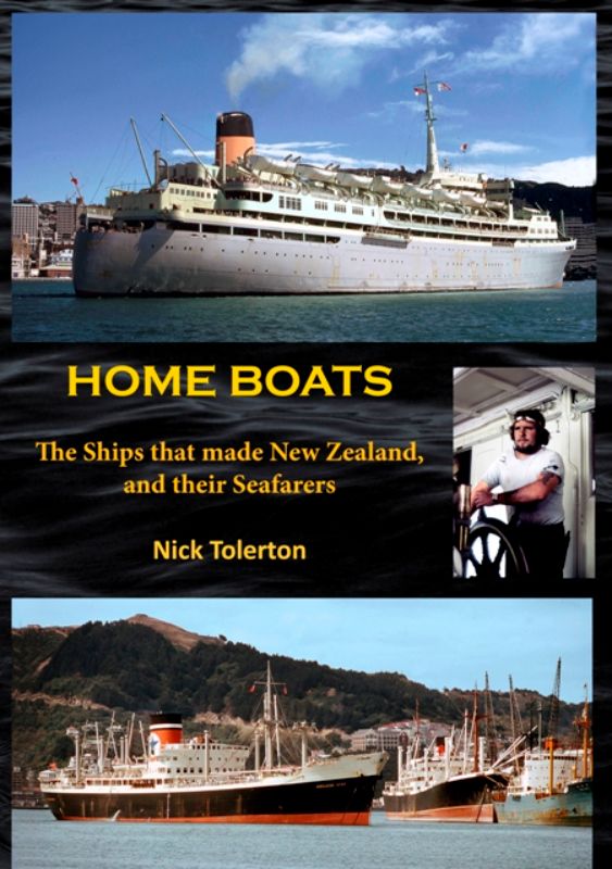 Illustrated hardback book exploring New Zealand's maritime history with 400 photos and personal seafaring tales.