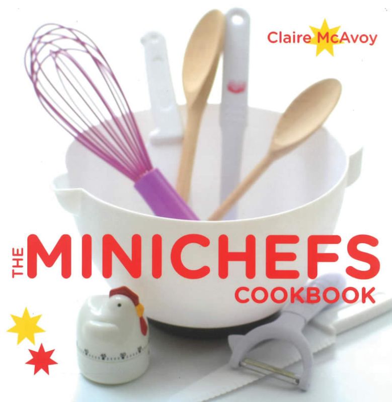 The Minichefs Cookbook: vibrant recipes for young chefs, promoting healthy cooking and creativity in a fun, engaging format.