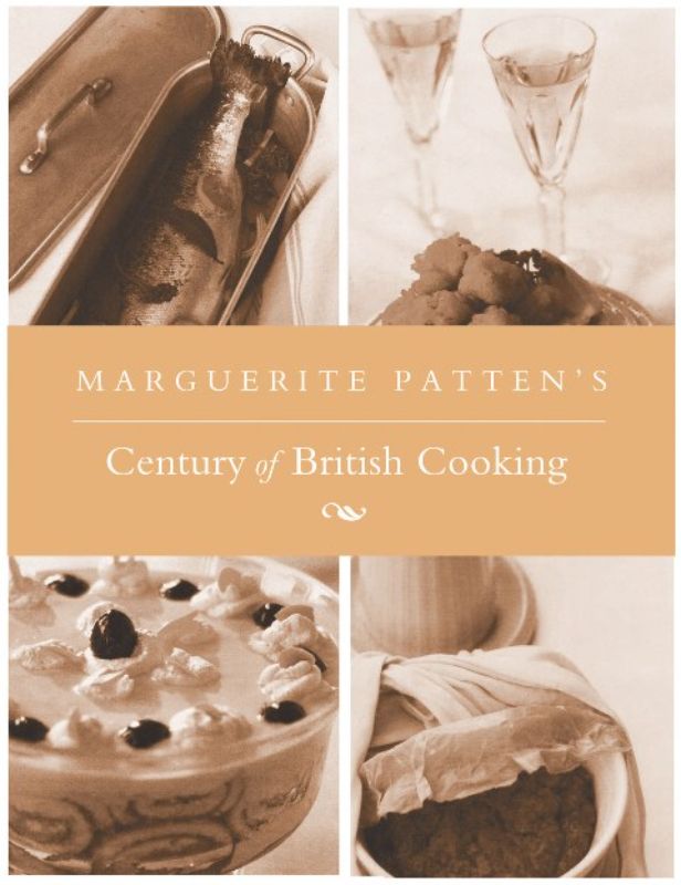 Hardback cookbook showcasing over 200 traditional British recipes from the 20th century by Marguerite Patten, OBE.