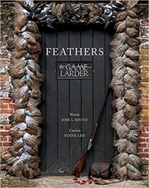 Hardback cookbook 'Venison - The Game Larder' featuring recipes and photography of game birds like pheasant and duck.