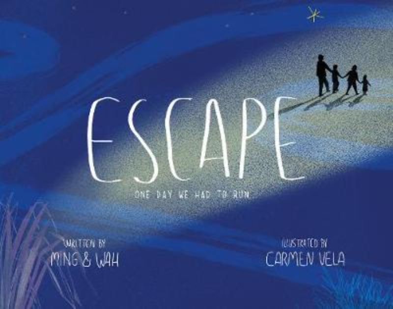 Hardback children's book showcasing inspiring true escape stories highlighting resilience and empathy in challenging times.