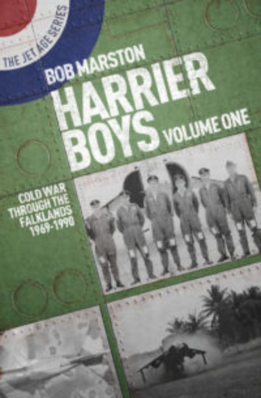 Harrier Boys Volume 1: A thrilling journey through aviation history from 1969 to 1990, featuring personal pilot stories.