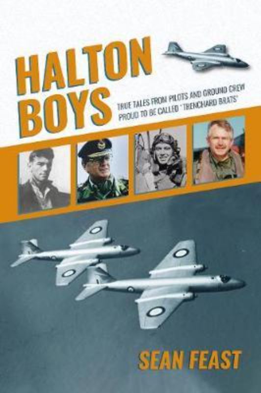 Hardback book 'Halton Boys' detailing the history of RAF apprentices and their heroic contributions to aviation.