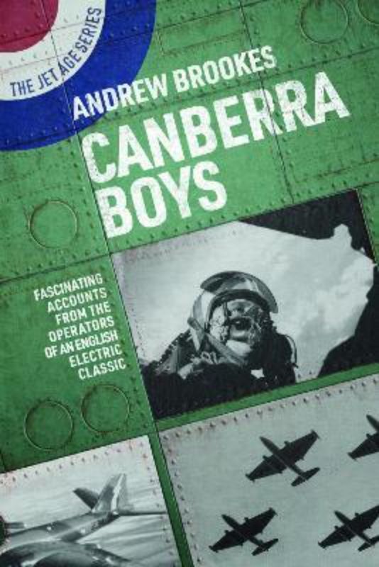 Paperback book 'Canberra Boys' exploring the history and legacy of the English Electric Canberra aircraft.