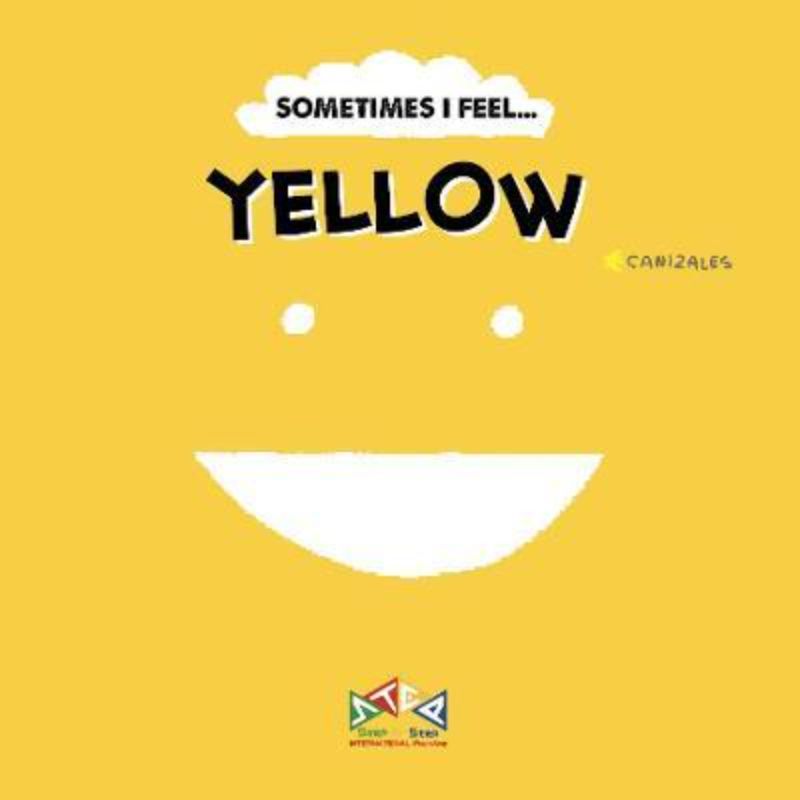 Hardback children's book 'Sometimes I Feel Yellow' with colorful illustrations teaching emotions through colors.