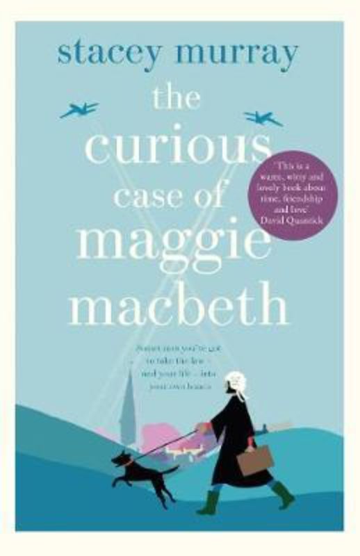 Book cover of 'The Curious Case of Maggie Macbeth', featuring a witty legal drama about resilience and friendship.