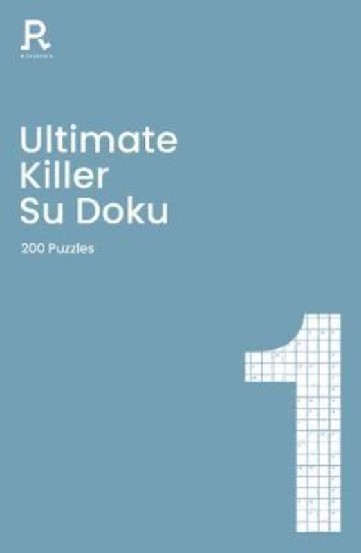 Ultimate Killer Su Doku PB book with 200 puzzles, 9x9 grid format, perfect for enhancing cognitive skills on the go.