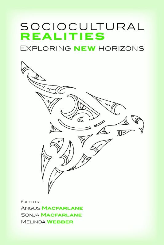 Book cover of 'Sociocultural Realities: Exploring New Horizons' highlighting its focus on sociocultural dynamics in education.