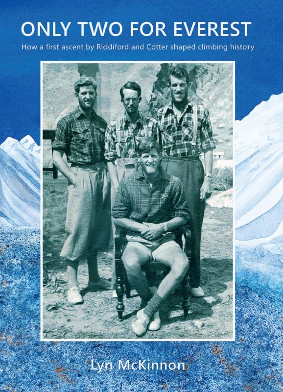 Cover of 'Only Two for Everest', detailing the first NZ Himalayan expedition and ascent of Mukut Parbat in 1951.