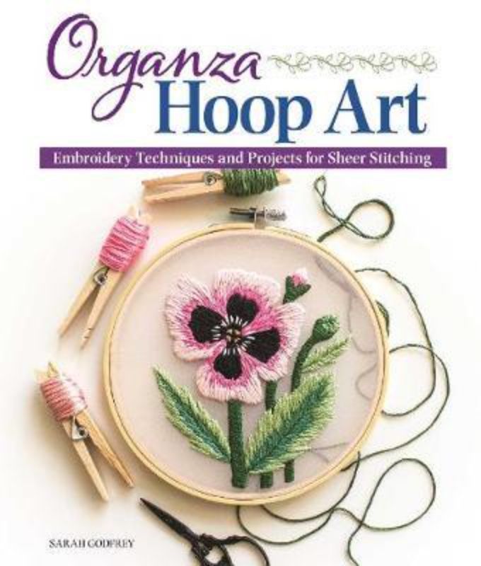 A captivating guide to embroidery using sheer fabric, featuring 12 botanical patterns and step-by-step instructions.
