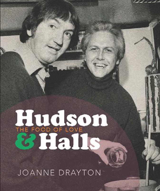 A captivating book on chefs Hudson & Halls, exploring their culinary legacy and love story through vibrant storytelling.