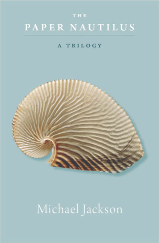 The Paper Nautilus book cover showcasing themes of loss, renewal, and human resilience by Michael Jackson, published by Otago University Press.