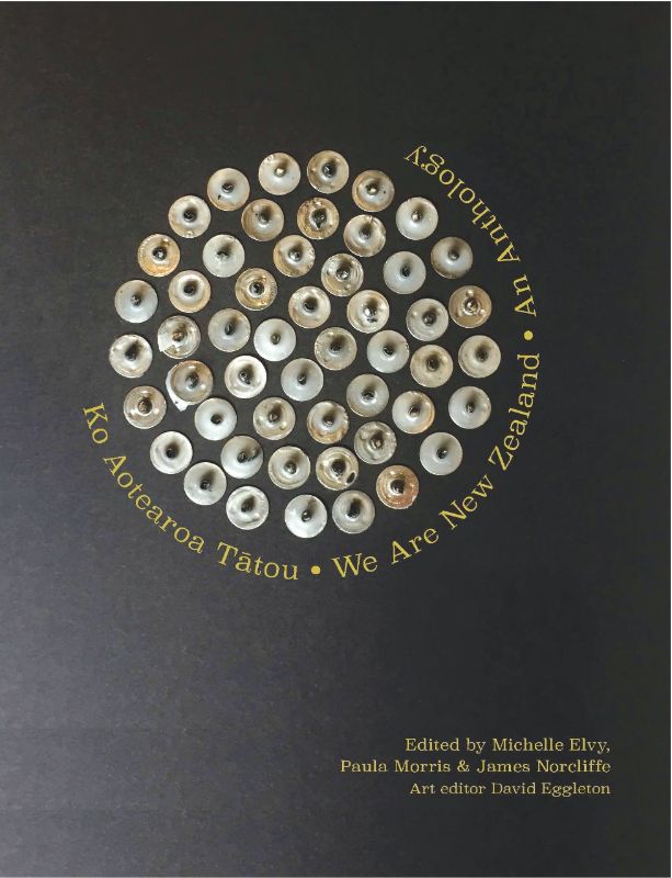 Cover of 'Ko Aotearoa Tatou', an anthology reflecting New Zealand's cultural diversity post-Christchurch attacks.