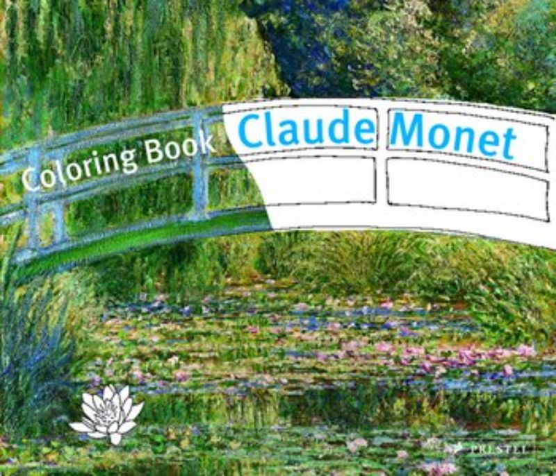 Creative colouring book featuring Claude Monet's masterpieces for children to explore and express their artistic flair.
