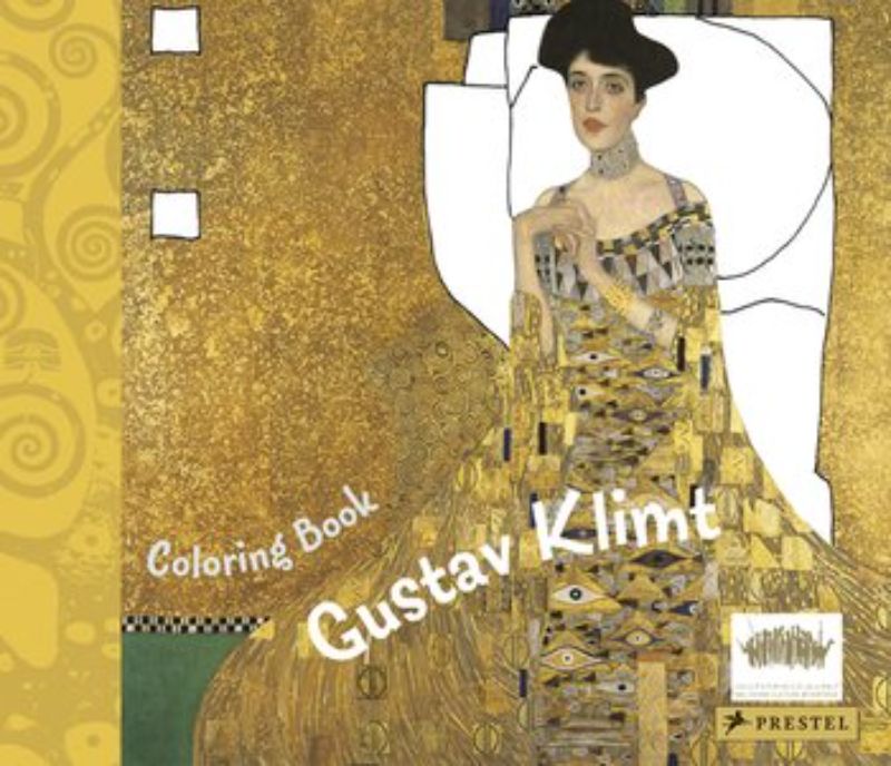 Klimt Colouring Book featuring 32 pages of enchanting designs for children to explore creativity and fine motor skills.