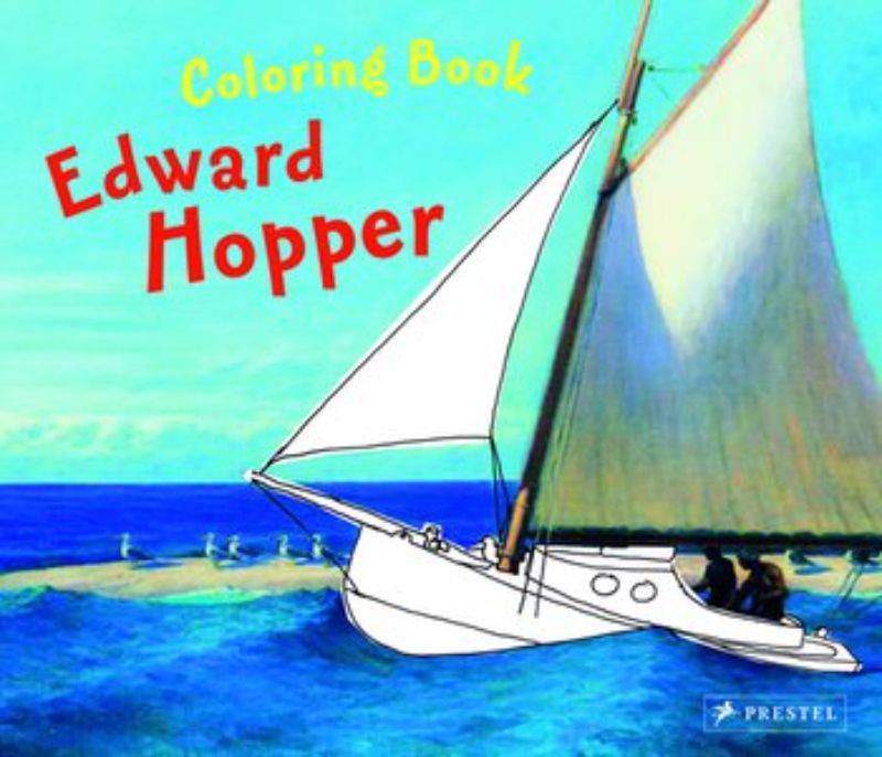 Colouring Book Edward Hopper featuring 32 intricate pages, inviting children to creatively explore iconic artworks.