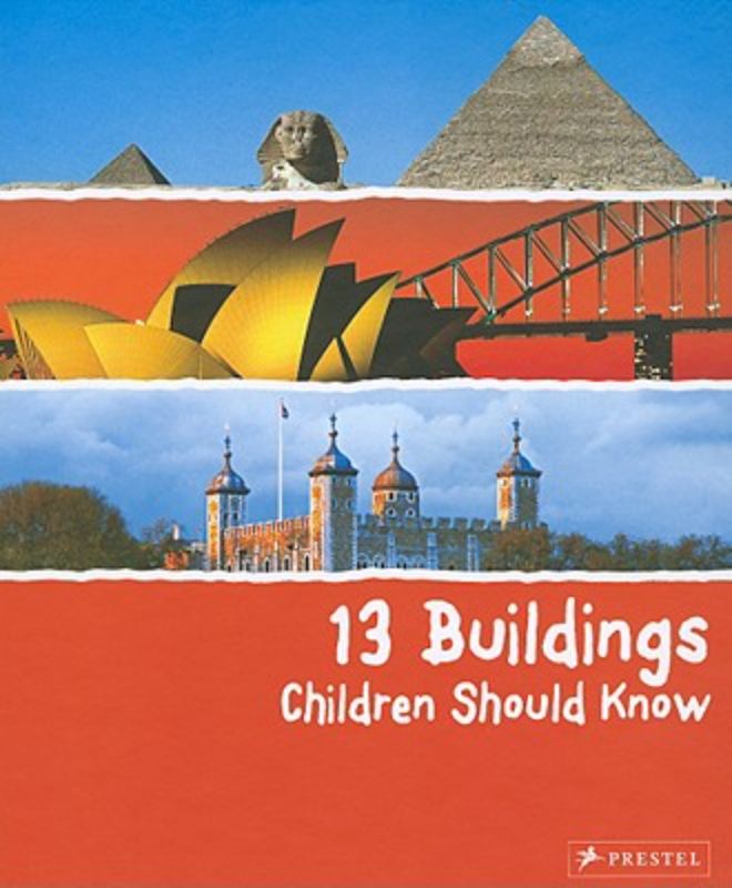 Hardback book showcasing 13 global architectural wonders with engaging activities for children's creativity and learning.