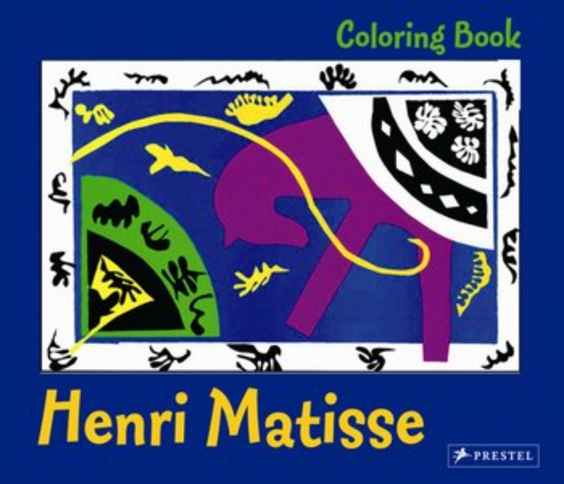 Colouring Book inspired by Henri Matisse, featuring 32 pages of vibrant designs for creative kids and art lovers.