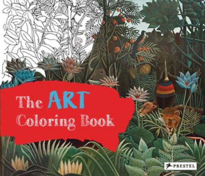 Coloring book for kids aged 4-8, featuring 128 pages of masterpieces from famous painters to inspire creativity.