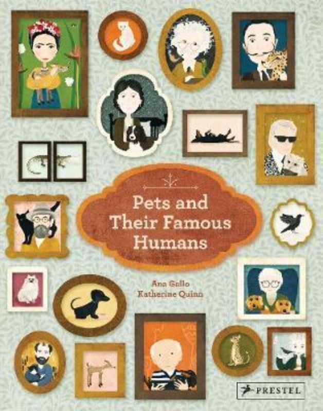 Illustrated hardback book showcasing the bond between famous figures and their unique pets, with captivating stories and artwork.