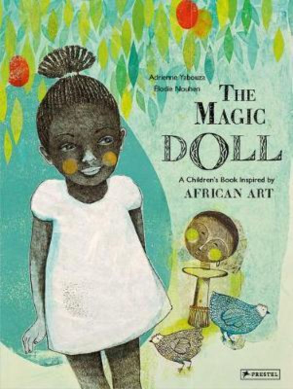 Illustrated hardback book 'The Magic Doll' showcasing rich African culture and tradition through a heartfelt story of motherhood.