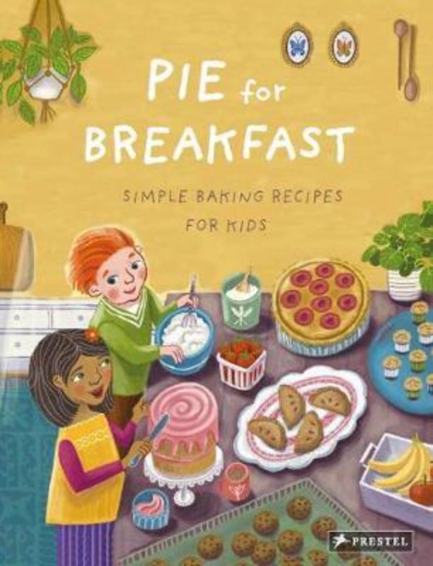 A colorful cookbook for kids featuring fun baking recipes, with charming illustrations and easy-to-follow instructions.