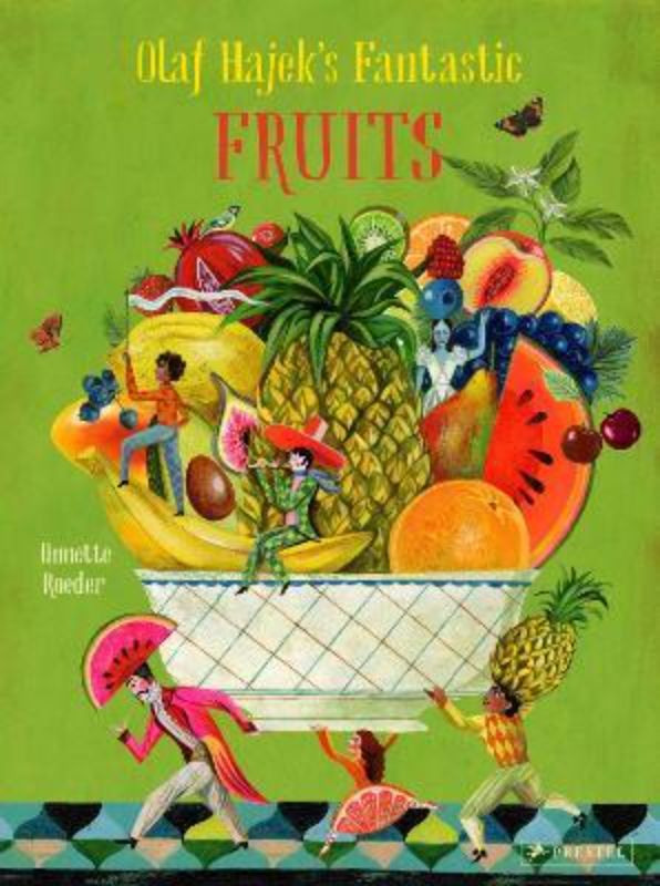 Hardback book featuring vibrant illustrations and facts about various fruits from cultures around the world.