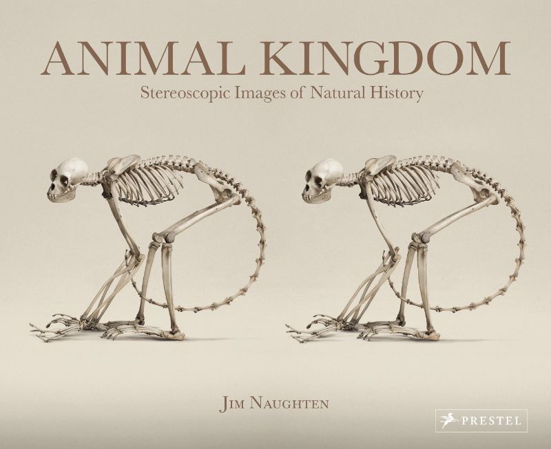 Hardback book featuring 136 stereoscopic images of diverse animals, includes a stereoscope for 3D viewing experience.
