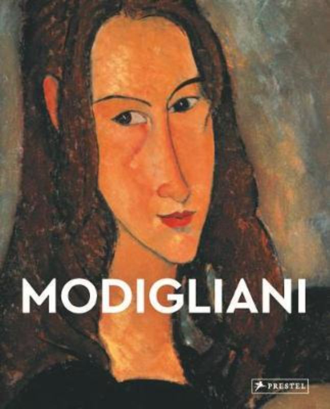 Coffee table book 'Modigliani - Masters of Art' showcasing stunning illustrations of the artist's elongated nudes and portraits.