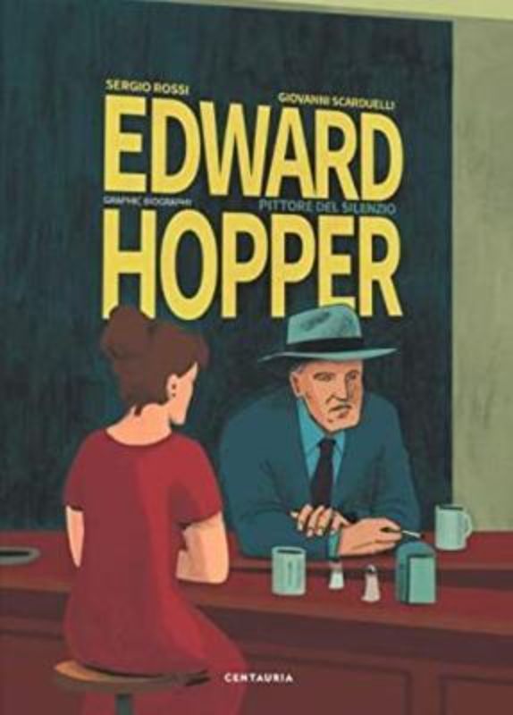 Graphic novel exploring Edward Hopper's life, featuring vivid illustrations and personal insights into his artistry and struggles.