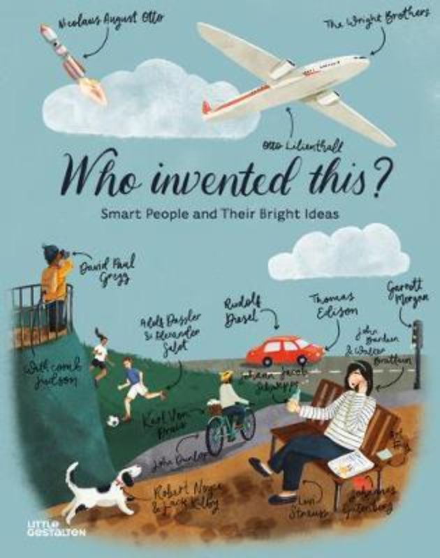 Hardback book 'Who Invented This' showcases history's greatest inventions for young readers, blending education with stunning illustrations.