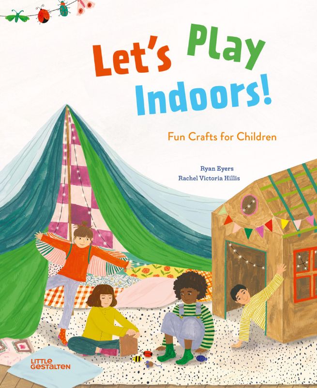 A creative hardback craft book for kids filled with 48 fun indoor activities for rainy days.