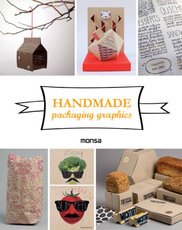 Handmade Packaging Graphics book showcasing artisanal design techniques for creating visually striking packaging.