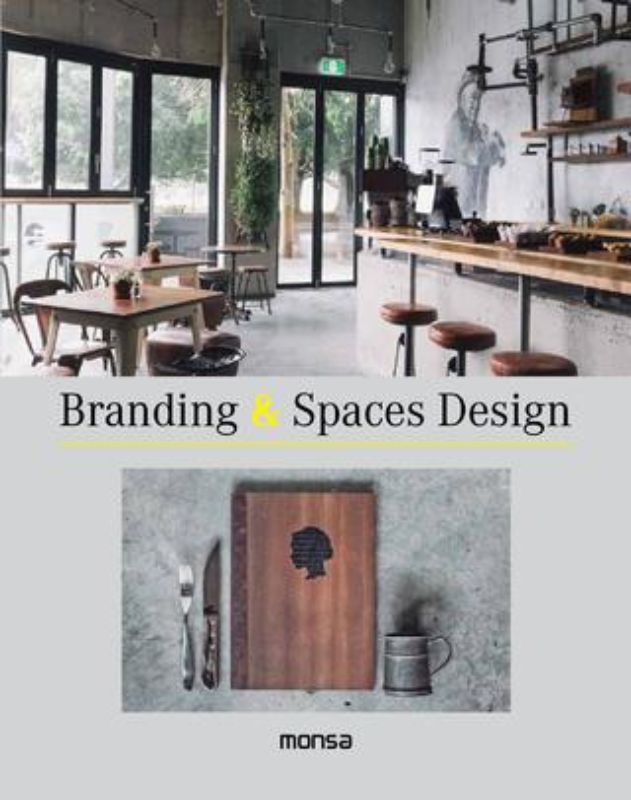 Hardback guide by Anna Jorda on branding and interior design, showcasing unique spaces that enhance customer experiences.