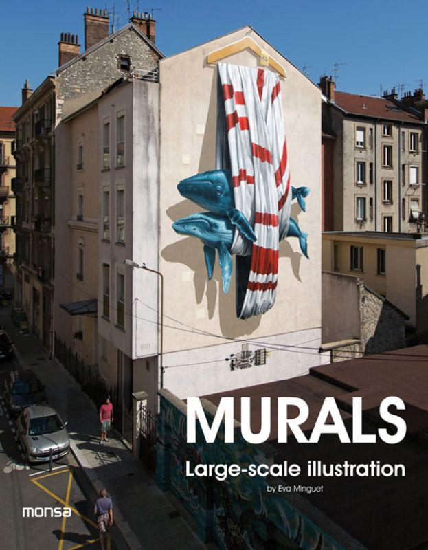 Hardback book showcasing vibrant street art murals from global artists, perfect for enhancing any living space.
