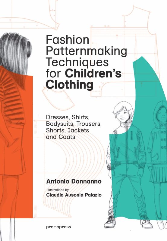 Guide to crafting stylish children's clothing, featuring various patterns for gowns, rompers, and trousers.