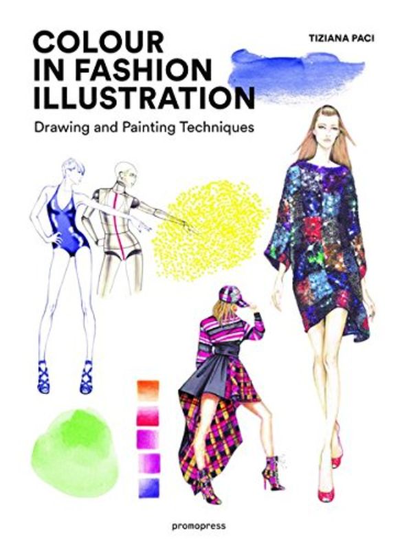 A comprehensive guide for fashion illustrators, featuring color techniques and 320 pages of vibrant educational content.