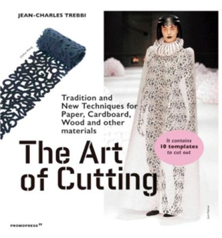 A comprehensive guide showcasing the history and techniques of cutting arts by Jean-Charles Trebbi, featuring stunning illustrations.