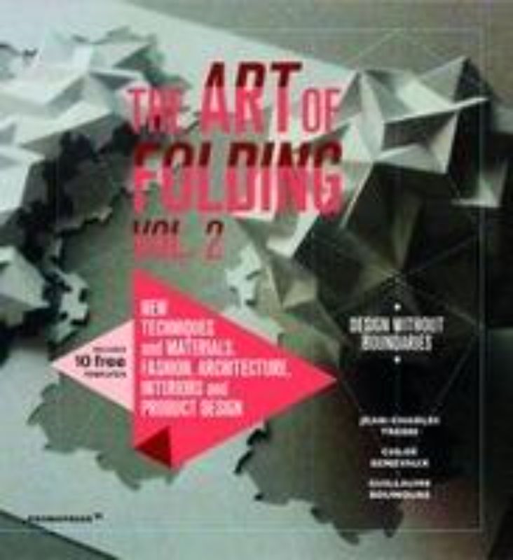 Paperback book 'The Art of Folding Vol 2' showcasing innovative folding techniques and templates for artists and designers.