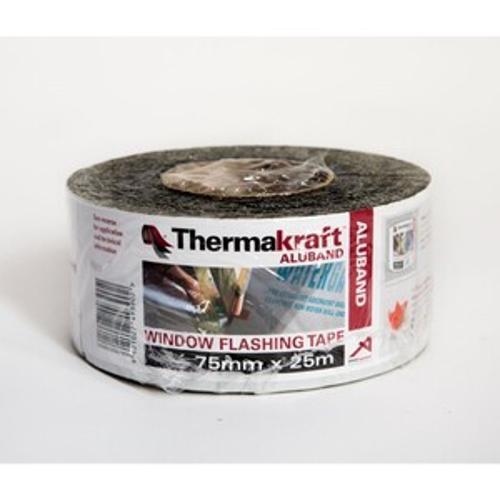 Aluband Window Flashing Tape 75mm x 25m ALU075025