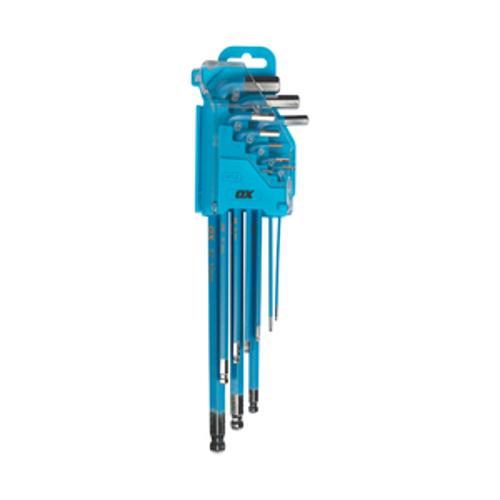 Pro Hex Allen Key Set Long 9 Piece