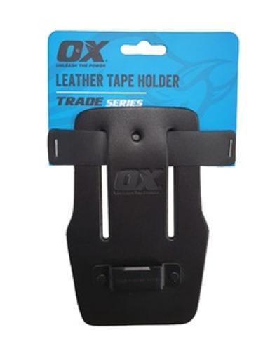 Trade Tape Measure Clip Holder Black Leather OX-T265710