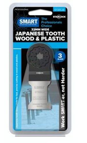 STARLOCK Professional Series Blade Japanese Tooth 3 Pack