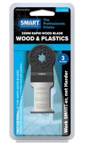 STARLOCK Professional Series Wood Blade Rapid 32mm 3 Pack